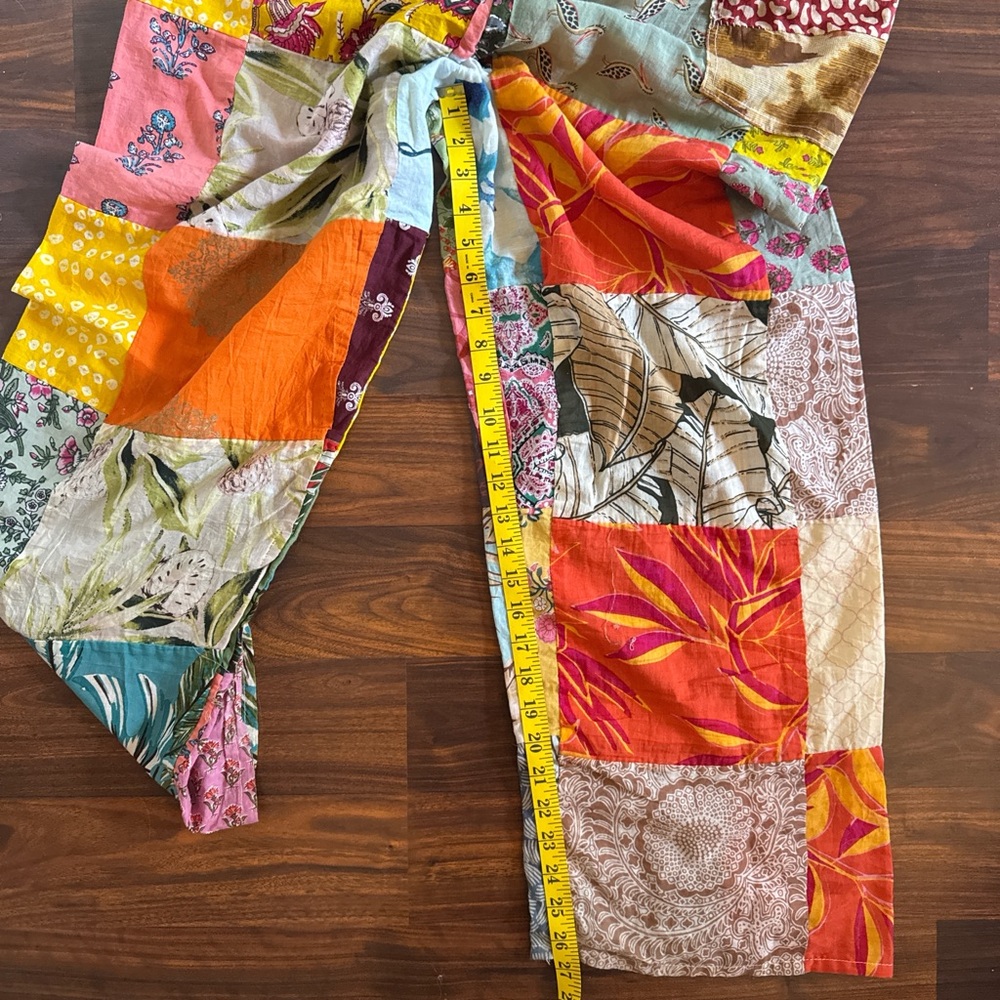 Source Unknown Multicolor Patchwork Jumpsuit - image 3